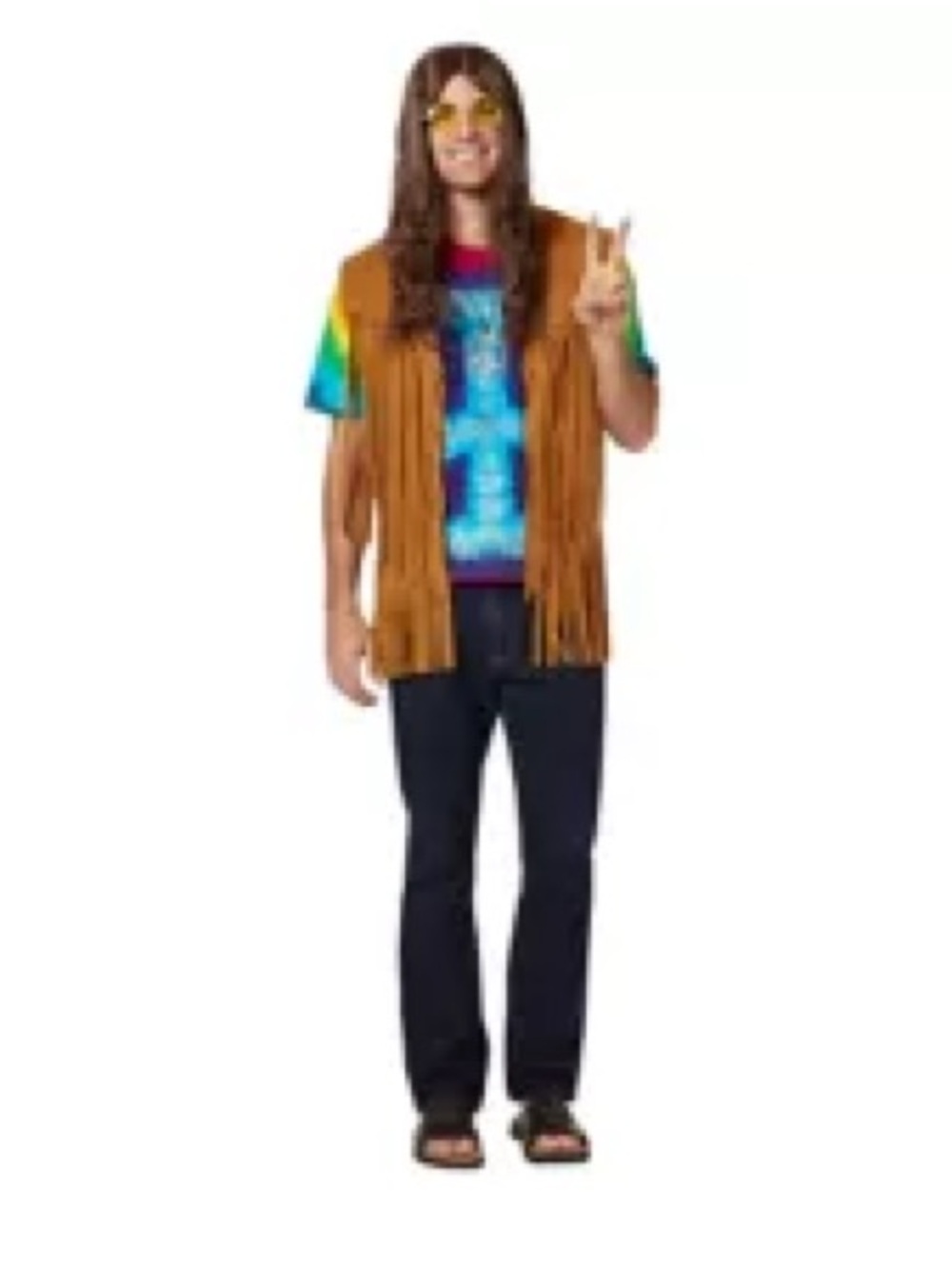 Fringed Suede Hippie Vest